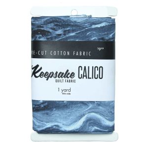 1yd Precut Blue Wave Flow Quilt Cotton Fabric by Keepsake Calico