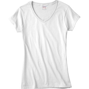 Gildan Ladies V Neck T-Shirt