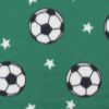 Green Soccer Superstar Blizzard Fleece Fabric