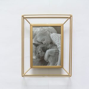 Innovative Home Creations 5 x 7 Gold Metal Picture Frame