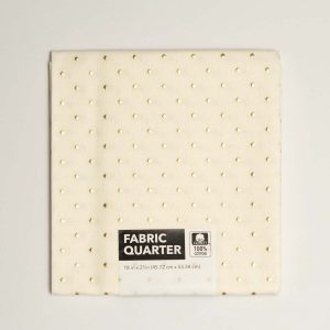 18 x 20 Diamond Dew Drop Cotton Fabric Quarter 1pc by Keepsake Calico