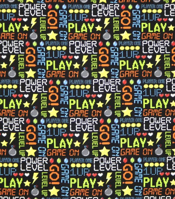 Level Up Super Snuggle Flannel Fabric - Image 2