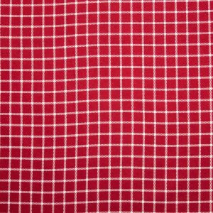 Super Snuggle Red Windowpane Plaid Flannel Fabric