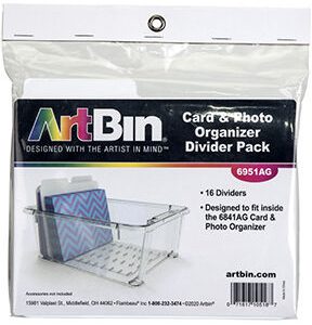 ArtBin 6 Card   Photo Organizer With 16 Dividers