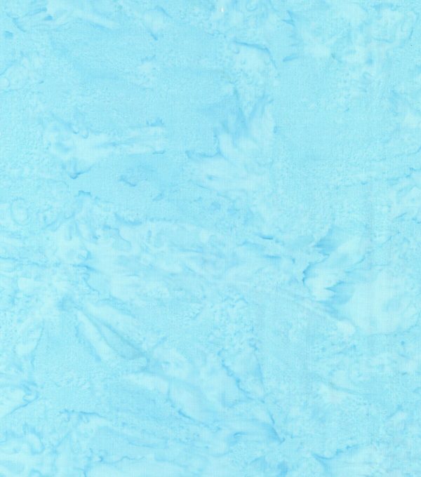 Cotton Fabric Light Blue Tonal Batik - Image 2