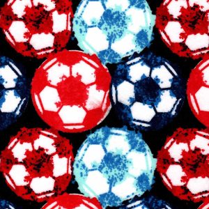 Soccer Balls Super Snuggle Flannel Fabric