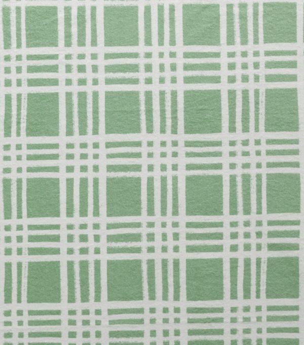 Green Plaid Super Snuggle Flannel Fabric