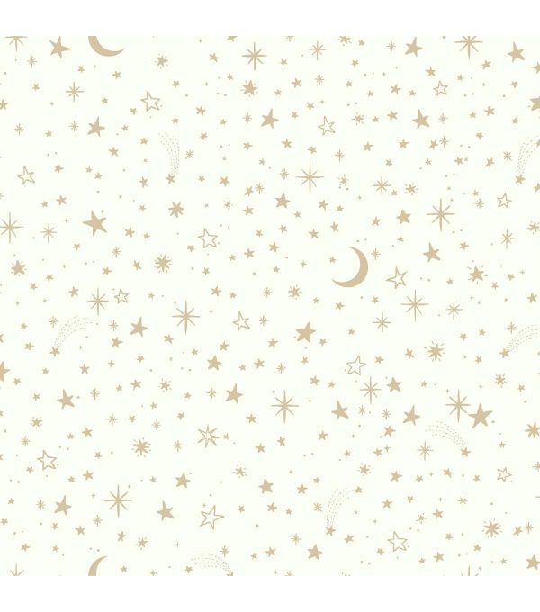 RoomMates Wallpaper Gold Twinkle Little Star