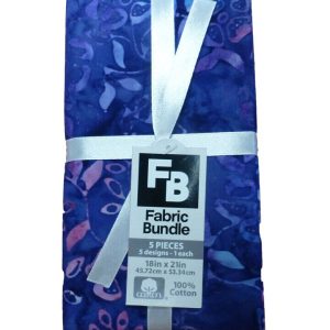 Purple Batik 18 21 Cotton Fabric Quarter Bundle