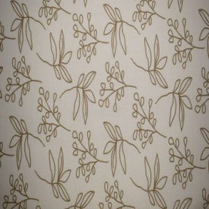 Tan Floral Outline Quilt Cotton Fabric by Quilter s Showcase