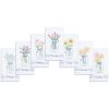 Jack Dempsey 17 x 28 Mason Jar Bouquets Stamped Hand Towels 7ct