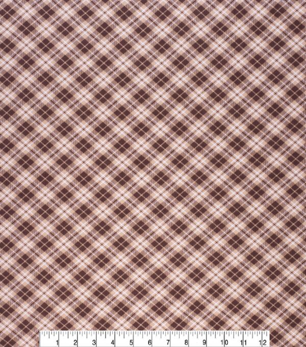 Diamond Plaid Super Snuggle Flannel Fabric