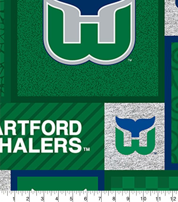 Hartford Whalers Fleece Fabric Patch - Image 2