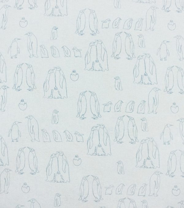 Penguins Super Snuggle Flannel Fabric