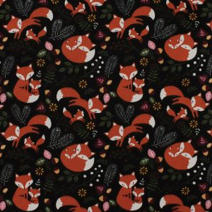 Sweet Foxes Super Snuggle Flannel Fabric
