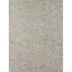 Dual Surface 1/4 Inch Rug Pad Gray 6  Square
