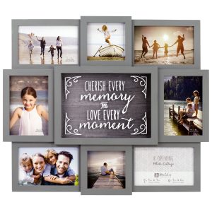 Malden 19 x 17 Cherish Every Memory 8 Photo Collage Frame