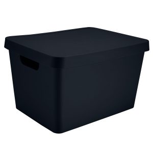 Simplify 11 x 8.5 Vinto Storage Box With Lid   Handles