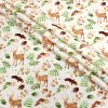 Painterly Woodland Allover Super Snuggle Flannel Fabric