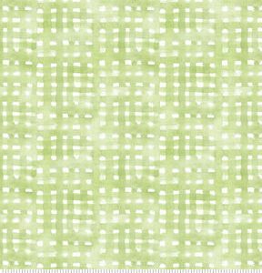 Susan Winget Green Spring Meadow Check Cotton Fabric by Keepsake Calico