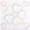 Jack Dempsey 18 5 Hearts Stamped Quilt Blocks 6pk