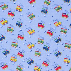 Choo Choo Train Super Snuggle Flannel Fabric