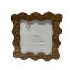 3.5 Brown Wood Wavy Edge Tabletop Picture Frame by Place   Time