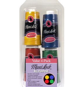 Maxi-Lock All Purpose Serger Thread Value Pack 4 pc Brights