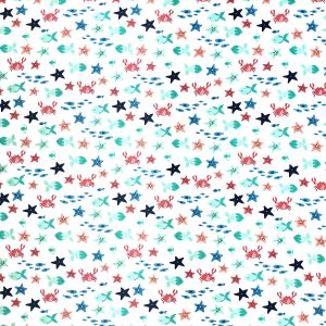 Tiny Sea Life Super Snuggle Flannel Fabric