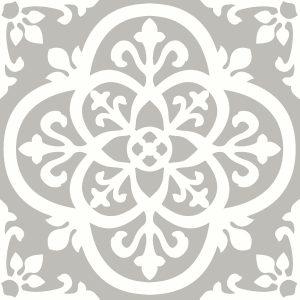 Floorpops Peel   Stick Floor Tiles-Gothic Grey