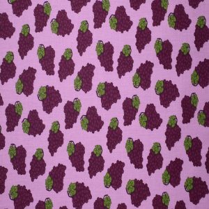 Grapes on Purple Cotton Fabric by Quilter s Showcase