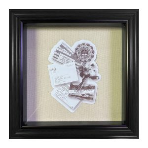 8 x 8 Rounded Black Shadowbox by Place   Time