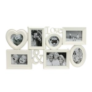 Northlight 26.5 White 5 Photo   Love Collage Frame