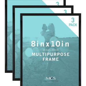 MCS Industries Single Image 3 pk Multipurpose Frames 8 x10  Black