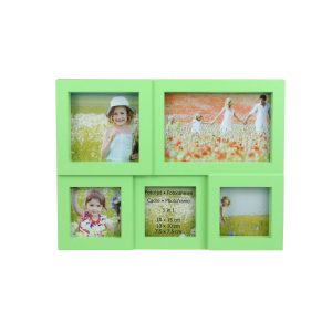 Northlight 11.5 Green 5 Photo Collage Frame