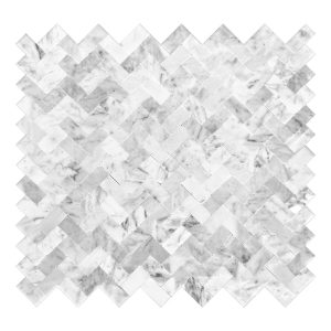 Herringbone Peel   Stick Backsplash Tile