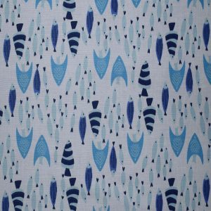 Underwater Fish on Blue Cotton Fabric by Quilter s Showcase