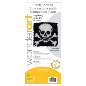 Wonderart Latch Hook Kit 12X12 Aargh Matey