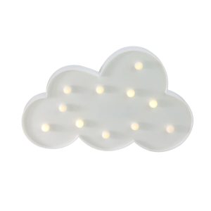 Northlight 11.5 White Cloud LED Marquee Wall Sign