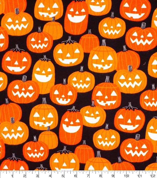 Pumpkin Super Snuggle Flannel Fabric