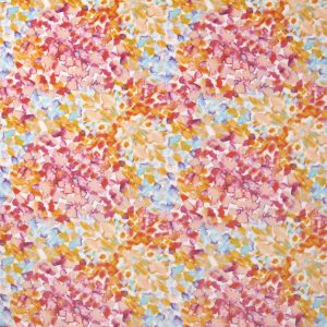 Bright Blurred Floral Pure Plush Fleece Fabric
