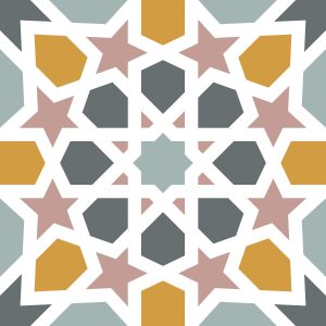 Calliope Colorful Moroccan Peel And Stick Floor Tile
