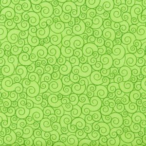 Lime Garden Swirls Quilt Cotton Fabric by Keepsake Calico