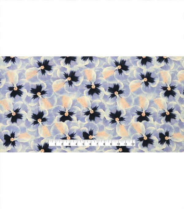 Packed Floral Flannel Fabric - Image 4
