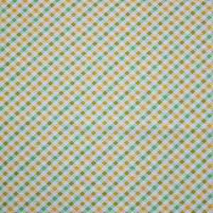 Yellow   Green Diagonal Plaid Super Snuggle Flannel Fabric