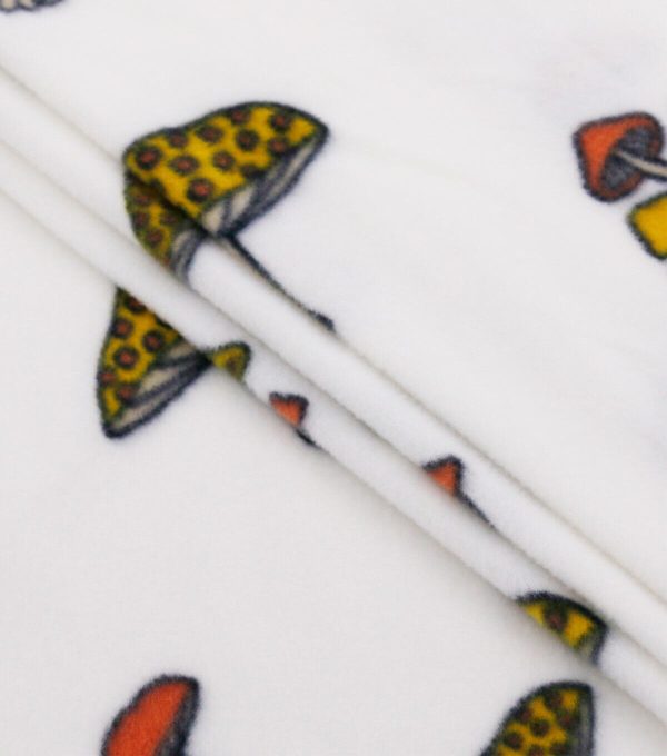 POP! Mushrooms Lightweight Fleece Fabric - Image 2