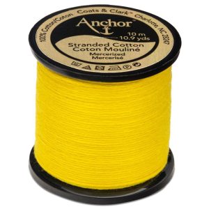Anchor Cotton 10.9yd Yellows   Browns Cotton Embroidery Floss