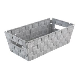 Simplify 15 Woven Strap Shelf Tote