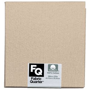 Cream 1 Piece Cotton Fabric Quarter