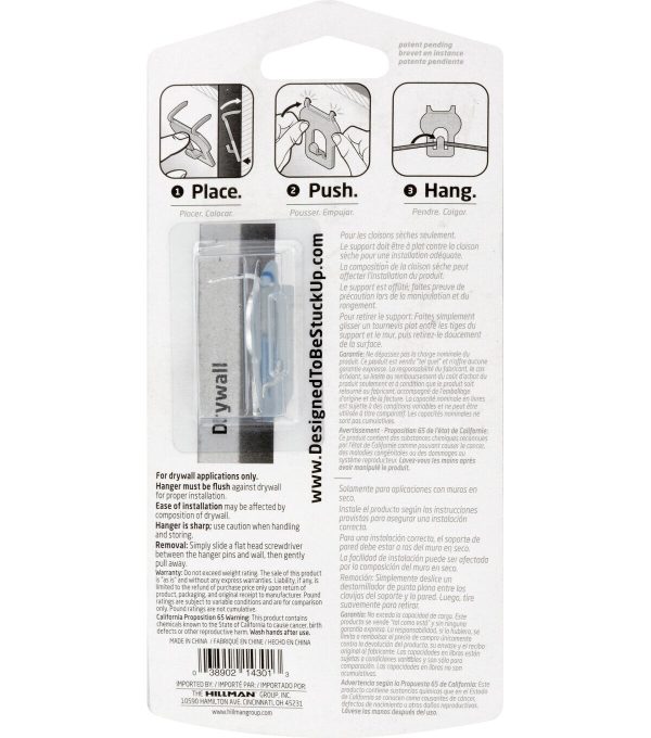 High   Mighty 40lbs Picture Hangers 2pk - Image 4